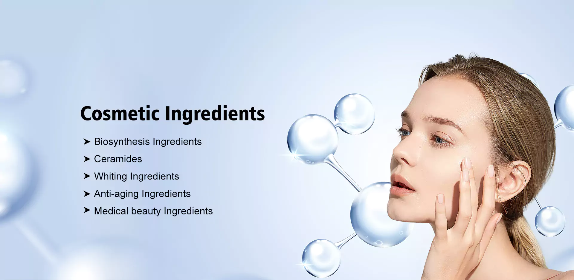 Kosmetiska ingredienser Tillverkare och leverantör